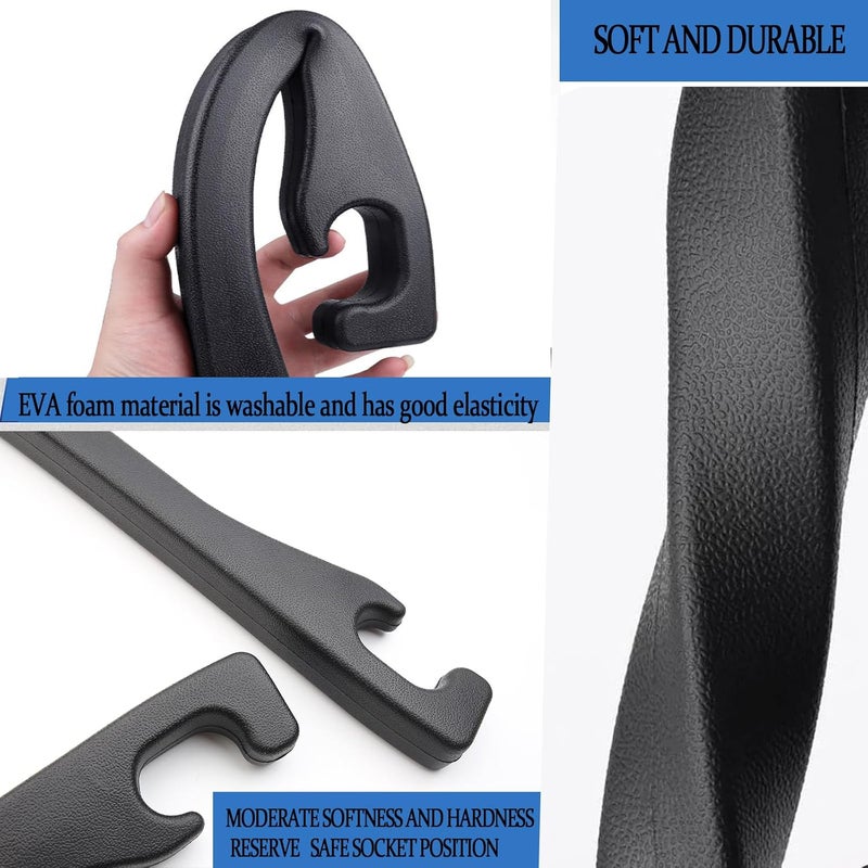 Uootill Car Seat Gap Filler Set of 2,Seat Gap Organizer, No Drop Seat Guard,2025 New Car Seat Side Gap Filler Organizer, Drop Seat Guards for Cars (Black 2Pcs) - Image 5